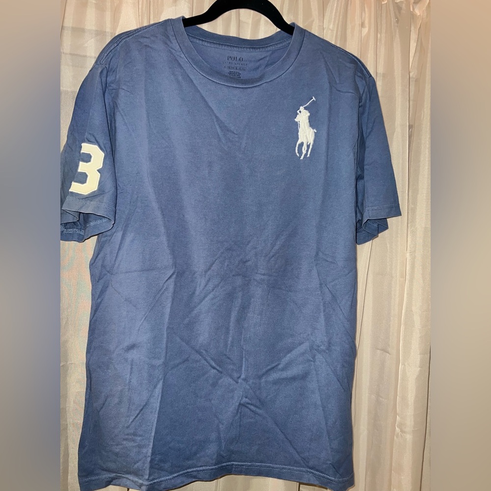 Polo by Ralph Lauren Blue Polo Shirt with Iconic Logo